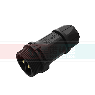 ST-M25-组装-2P插针母头