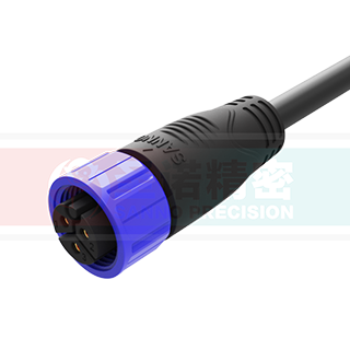 ST-M20-注塑-3P插孔公头
